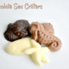 assortment of Chocoloate Sea Critters