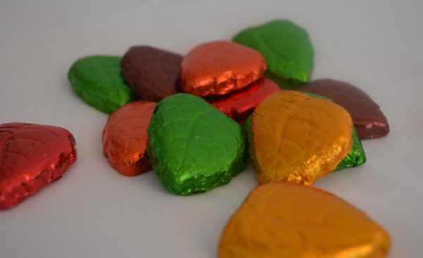 assortment of Milk Chocolate Foiled Leaves