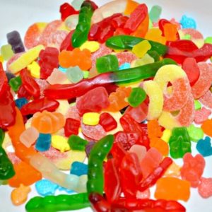 pile of assorted Gummy varieties availables