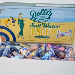 open box of Dolle's® Assorted Salt Water Taffy Sticks