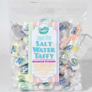 1/2 lb bag of Dolle's® Sugar Free Sat Water Taffy in assorted flavors
