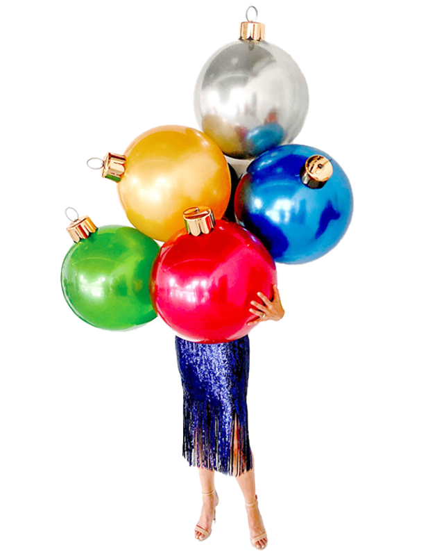 Holly Balloon Gift Toppers