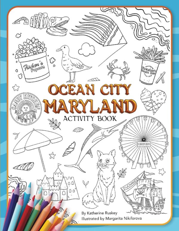 Ocean City Coloring Book